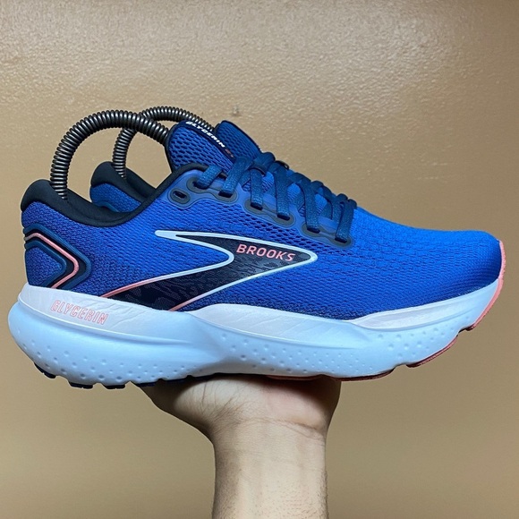 Brooks Shoes - Brooks Glycerin 21 Women’s Running Sneakers “Blue/Icy Pink/Rose” Size 7.5 Wide